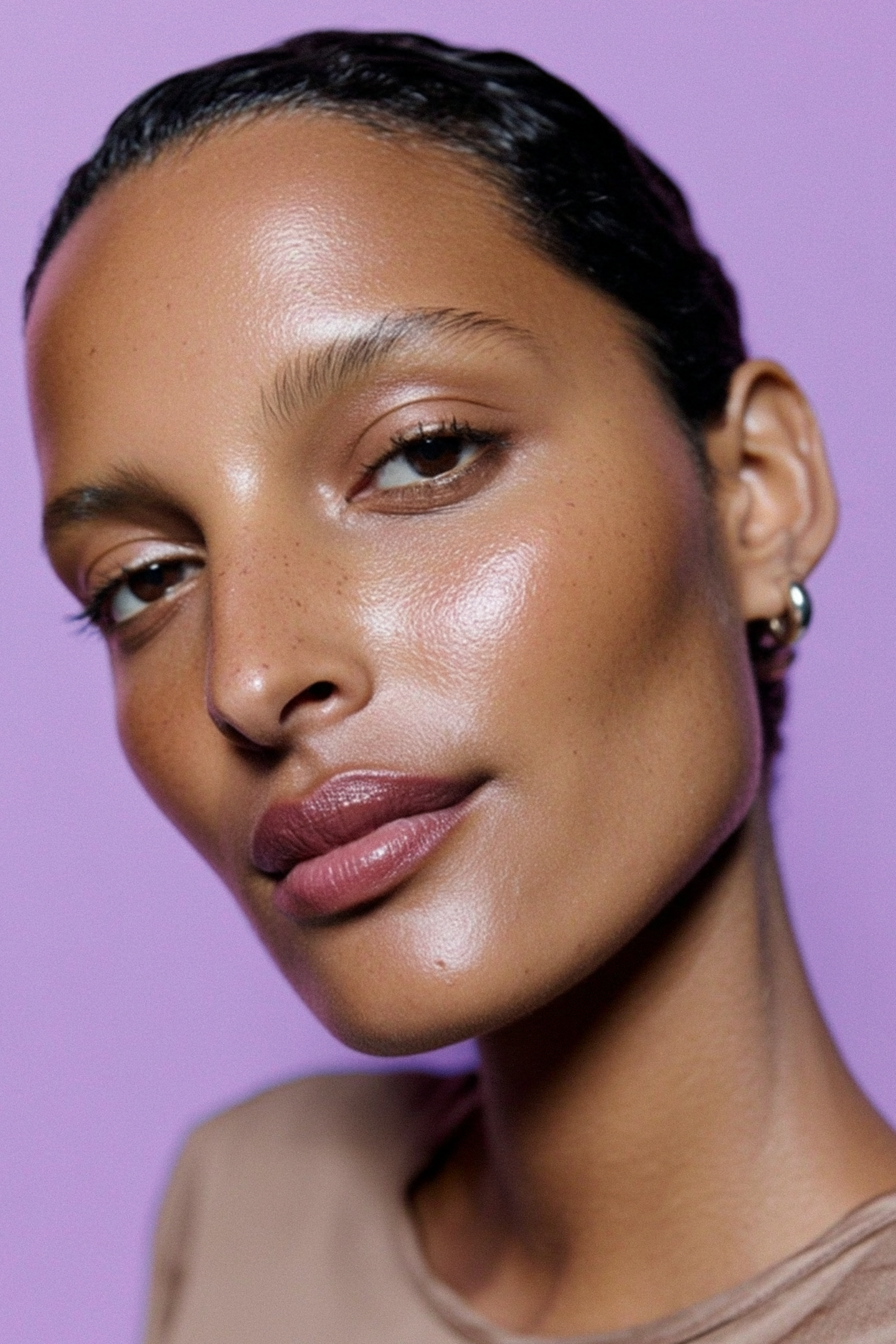 Pressed mineral powder